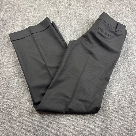 ROCK & RIVAL Women's Petra Pinstripe Dress Pants Black/Blue NWT size: 6